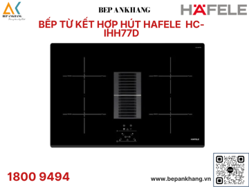 Bếp từ Hafele kết hợp máy hút mùi âm bàn HC-IHH77D 536.61.655